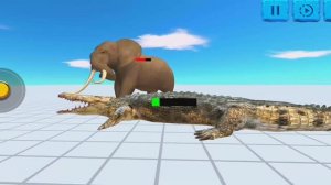 КРОКОДИЛЫ НАПАЛИ НА СЛОНОВ 🔥😱  Animal Revolt Battle Simulator