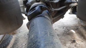 Если карданный вал выпал со шлицов