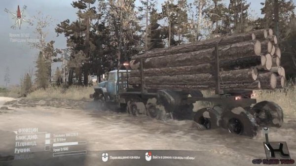 MudRunner-Урал 4320-Мод на ПК-Ural 4320-Mod for PC-DELIVERY THROUGH THE SWAMPS-ДОСТАВКА ЧЕРЕЗ БОЛОТ