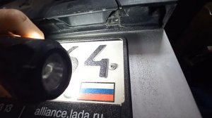 New Lada Largus установка камеры