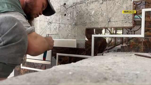 Marmar Terish Sokilga / облицовка цоколя