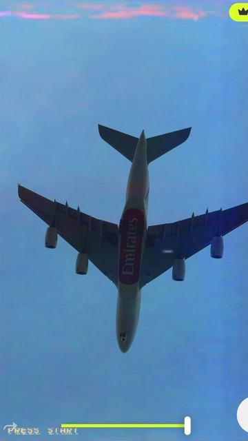 А380 заход на посадку