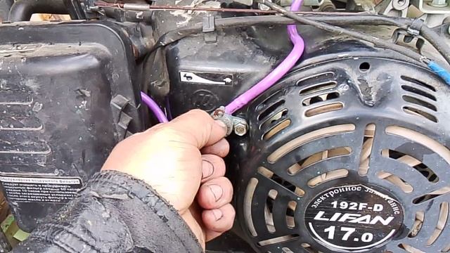 топливный краник на Лифан 192 фд с электро клапаном смотреть онлайн