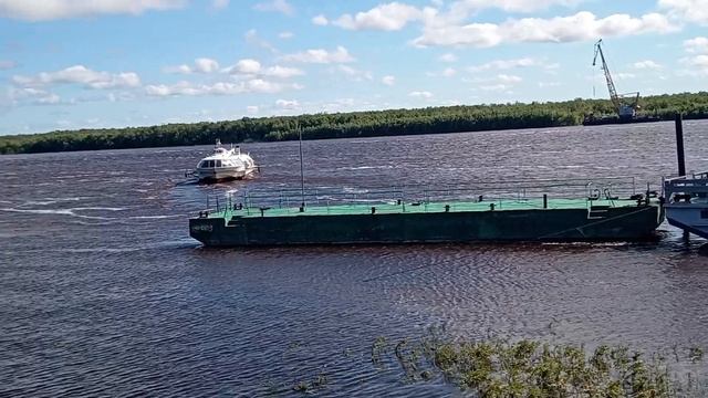 отправление из села мужи теплоход Метеор-281