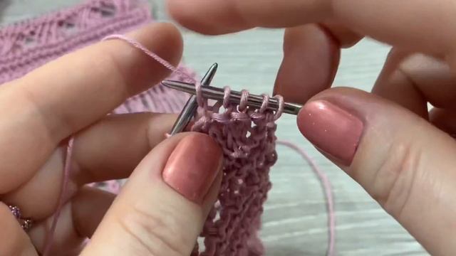 Вяжем узор спицами «First Flowers» / Часть 2 / Beautiful knitting pattern Part 2 смотреть онлайн