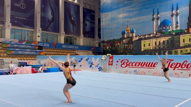 ЖГ 3 спортивный,  Сухорукова Мария, Авсеенко Кира, Полковникова Алена, Темповое упражнение