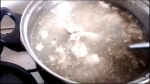 Простой способ приготовления хаши из свиных ножек