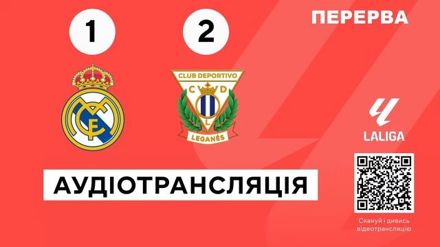 Реал Мадрид — Леганес  | Аудіотрансляція | 29 тур | Футбо