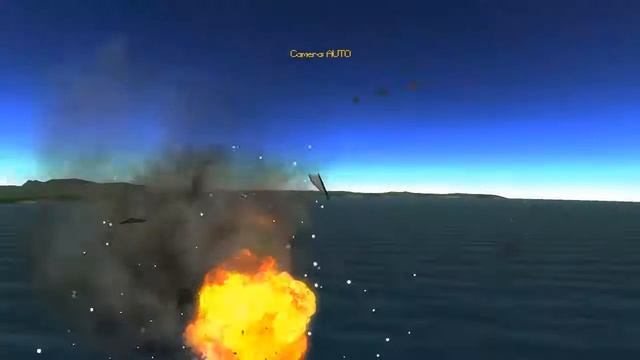 Ракетный Крейсер - Warship Battle - KSP - Kerbal Space Program