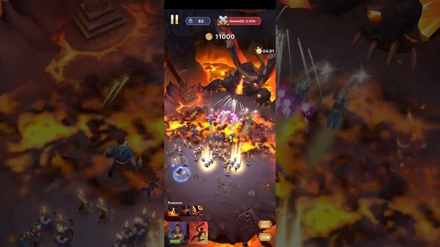 Прохождение босса дракона в Kingdom Clash смотреть онлайн