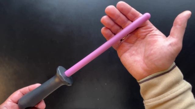 Обзор ножа Weber и правка мусатом с Алиэкспресс