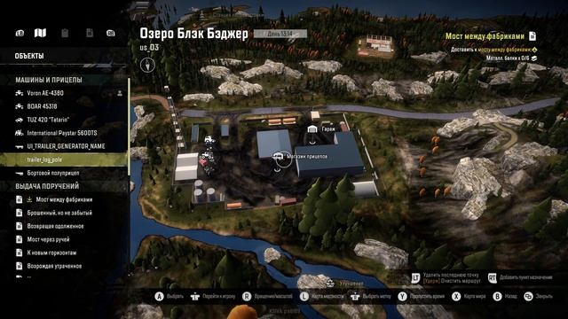 SnowRunner PTS Висконсин и новые грузовики BOAR 45318 и International Paystar 5600TS + новые прицеп смотреть онлайн