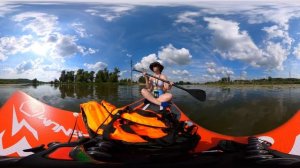 СПЛАВ на сапборде | Вдвоем по реке Сок | Insta360 on a supboard ASMR