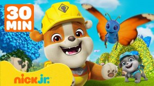 Крепыш и команда | Весенние спасательные и строительные работы с Мотором и Чарджером | Nick Jr.