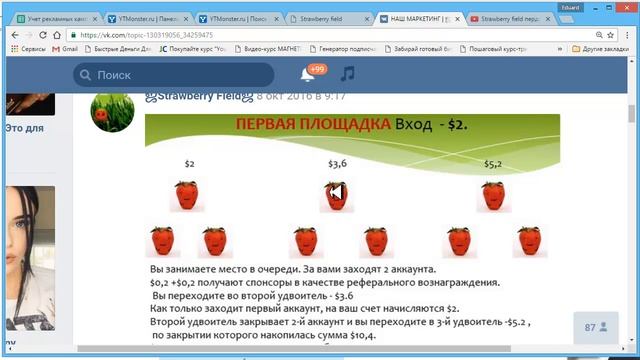 Straw-field Клубничная поляна Ссылка на регистрацию + обзор проекта! смотреть онлайн