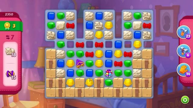 Homescapes Level 2350 Very Hard (No Boosters) / Уровень 2350 Очень Сложный (Без бустеров) 21.04.202