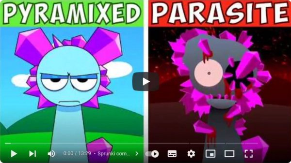 Sprunki Pyramixed,но они паразиты!