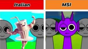 INCREDIBOX:  Sprunki Italian brainrot vs Msi (Новый Мод)