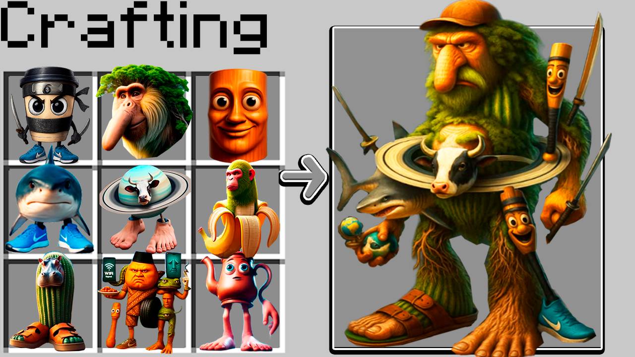 😱 Как СКРАФТИТЬ НОВОГО БРЕЙНРОТ ЖИВОТНОГО В МАЙНКРАФТ ? СЕКРЕТНЫЙ КРАФТ МЕМ БРЕЙНРОТ ЖИВОТНЫЕ смотреть онлайн