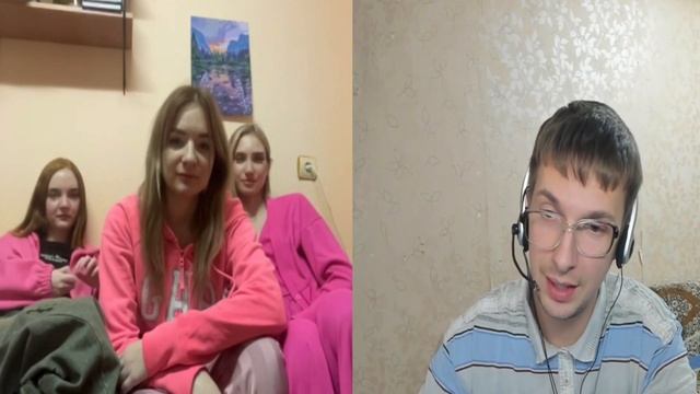 (ЧАТ РУЛЕТКА)  😆СНАЧАЛА БЫЛО ТРИ ДЕВОЧКИ НО ПОТОМ ОДНА