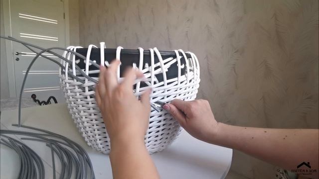 Как нарастить лозу при плетении изделий из ротанга?