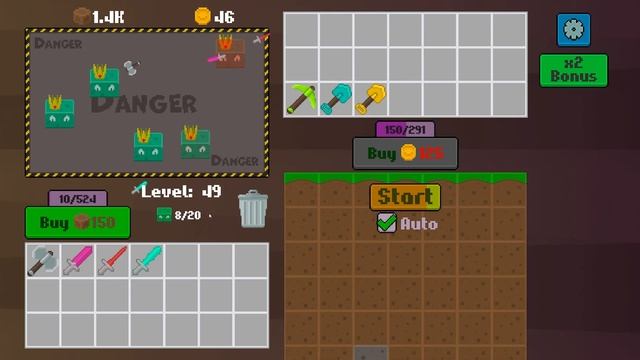 Я КУПИЛ СЛИШКОМ МНОГО ЛОПАТ - MergeMine Idle