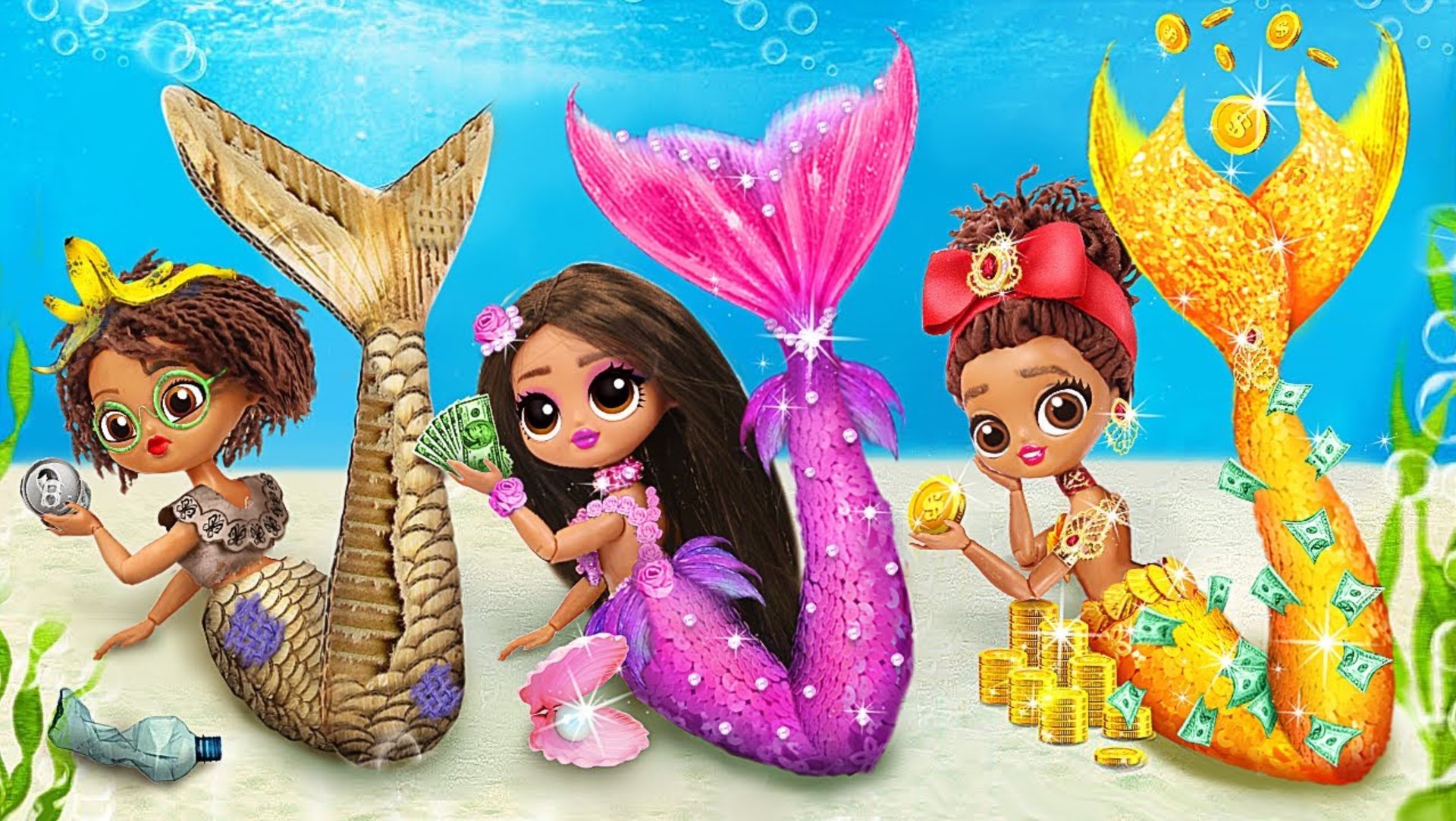 Русалочки Энканто – 10 поделок для кукол смотреть онлайн