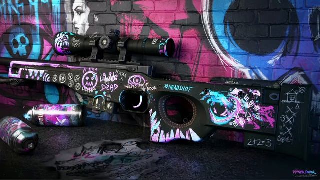 AWP Fever Dream Sniper Rifle from CS Global Offensive - Живые Обои смотреть онлайн
