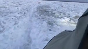 Аэролодка Торнадо 30 лс на торосах