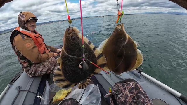 Рыбалка в бухте Лососей. Камбала. смотреть онлайн