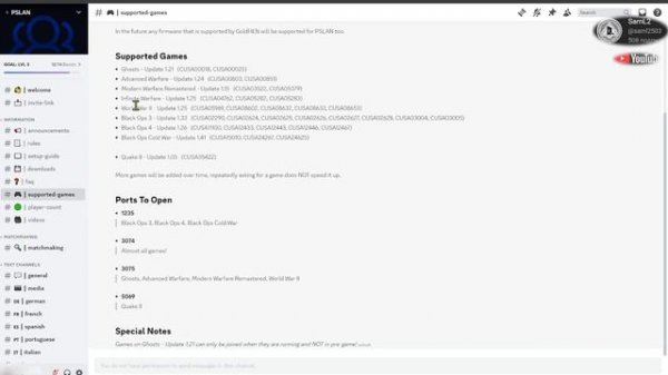 PSLAN Онлайн на Прошитой PS4 11.00, 9.00