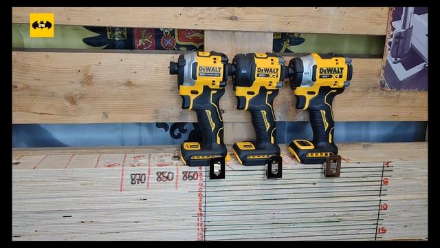 Сравнение импактов по вибрации  DeWALT DCF870 / DCF860 / DCF850