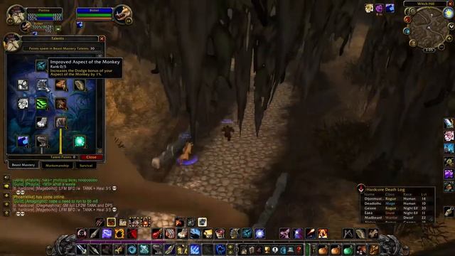 World of Warcraft hc/ Вов хардкор за ханта смотреть онлайн