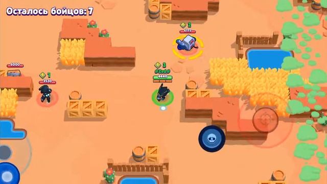 Brawl Stars||Ворон на 700+|| 4 Ворона в Team, жесть😱||Первое видео, поддержите лайком и подпиской)