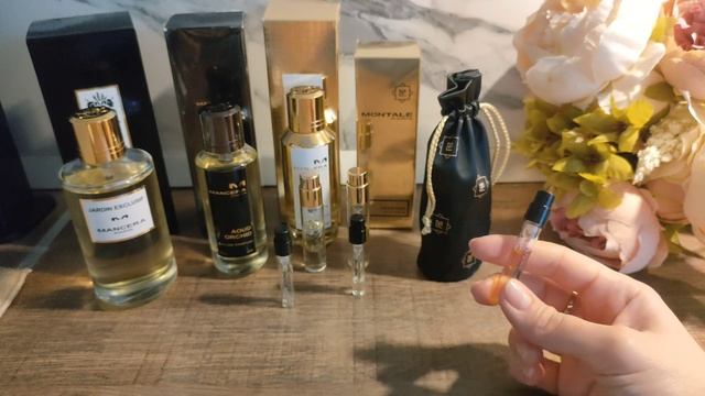 Мои ароматы Montale и Mancera.