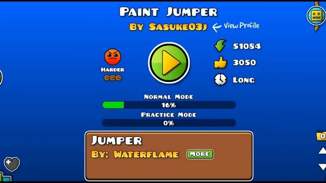 это НАРИСОВАННЫЙ УРОВЕНЬ В Geometry dash смотреть онлайн