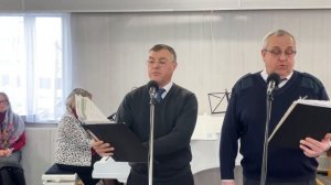 УТРЕННЯЯ МОЛИТВА _Н.Пресняков_Онисим Япэрэ и Леонид Мельянец, дуэт братьев_Церковь ПРОБУЖДЕНИЕ,Минск