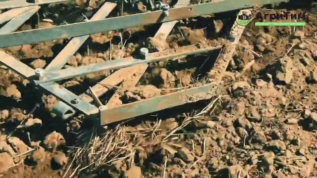 Работа зубовой бороны БТЗ-26 STELLAR (борона тяжелая зубов? смотреть онлайн