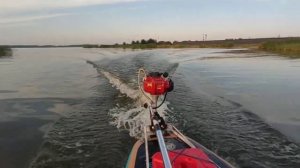 Сапборд для круизов с 4х тактным мотором. #supboard