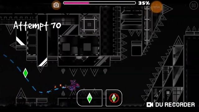 Geometry dash. Моя лучшая практика экстремального демона Hatred на 4-ый день практики смотреть онлайн