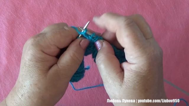 Большие овальные листья 2 часть ( спицами) смотреть онлайн