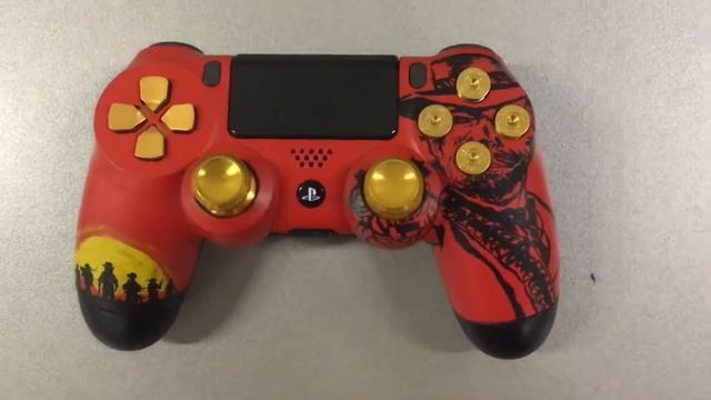 Кастомный DualShock 4 v2 RDR2 смотреть онлайн