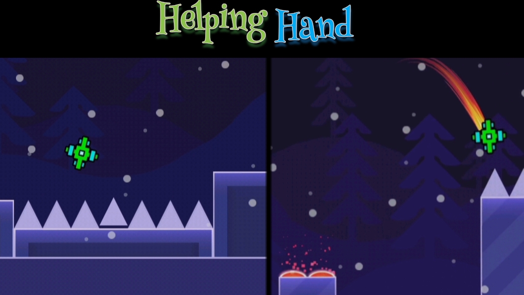 Этот уровень нельзя пройти с 1 попытки, Helping hand by SpKale в geometry dash смотреть онлайн