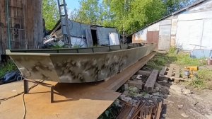Покраска лодки в камуфляж ✓