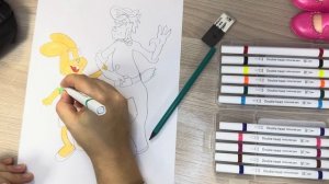 Как нарисовать Зайца и Волка из мультика «Ну, погоди!» | How to draw the Hare and the Wolf