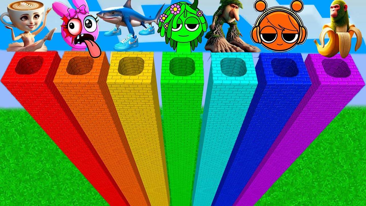 ВЫБЕРИ ПРАВИЛЬНЫЙ СТОЛБ ВЫЖИВАНИЕ ОРАН ВИНЕРИЯ ИЗ СПРУНКОВ ТУН ТУН САУР МЕМ БРЕЙНРОТ В МАЙНКРАФТ смотреть онлайн