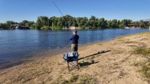 На разведку. Река Ахтуба, рыбалка на фидер.