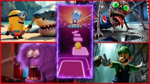 Монстр-миньон🆚 Лунная Луна🆚 Зараженная Скай🆚 Монстр-Марио💝Кто лучший💝