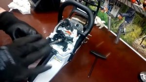 STIHL MS 261 Ремонт.STIHL MS 261 REPAIR
