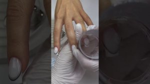 Маникюр с наклейками френч